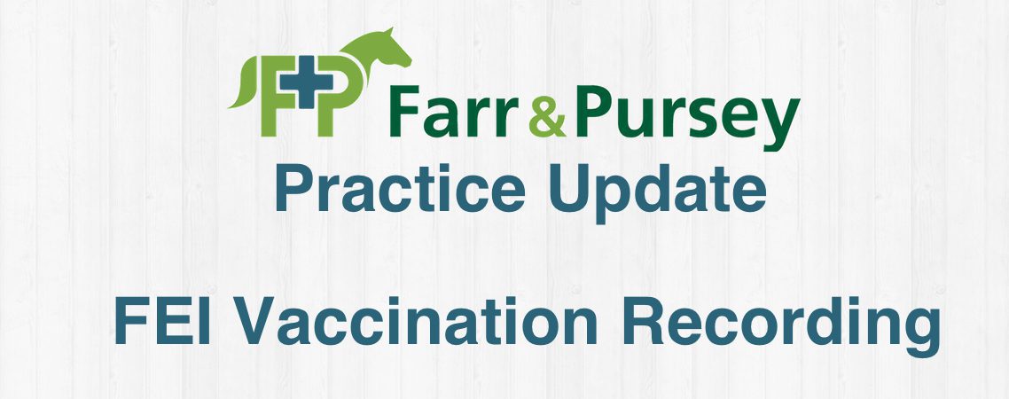 FEI Vaccination Records – 3rd Feb 2025