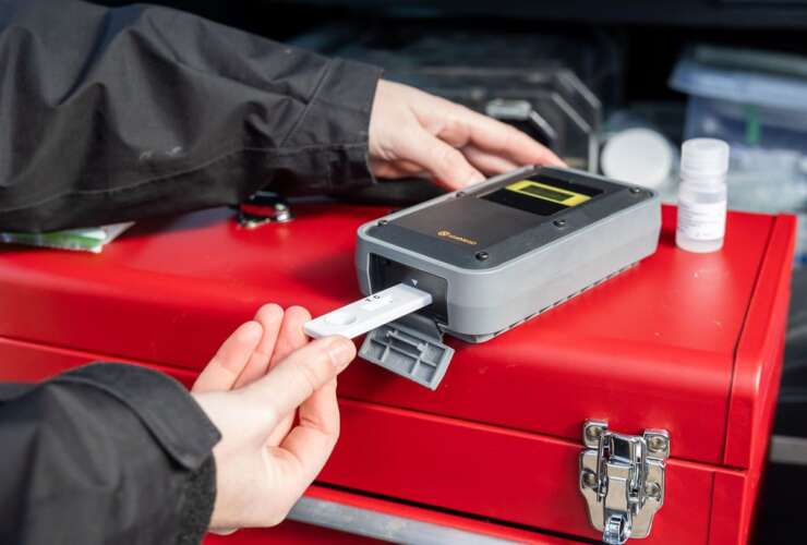 Hand Held Blood Testing