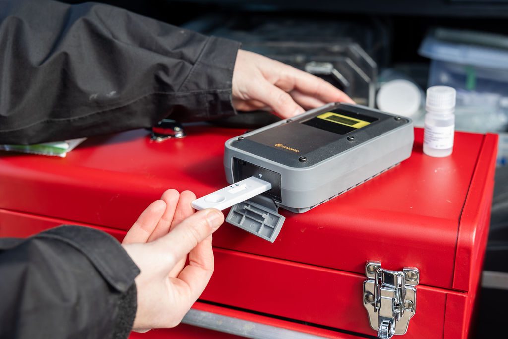 Hand Held Blood Testing